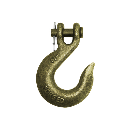 AZTEC LIFTING HARDWARE Hook Clevis Slip 3/8 G70 Alloy Steel ZY HCS038-G7